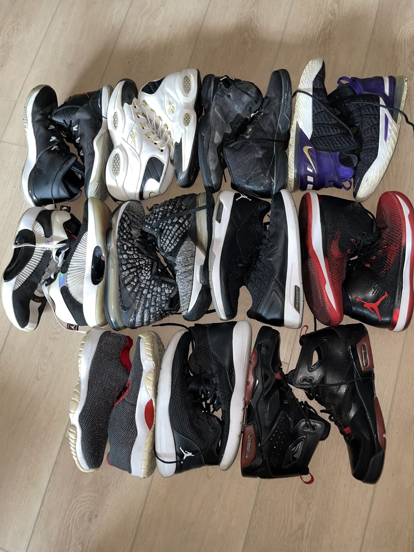 Lebrons And Air Jordans ALL SIZE 11.5 GIVE OFFER