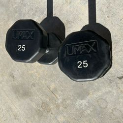 U Max 25lbs Dumbbells 