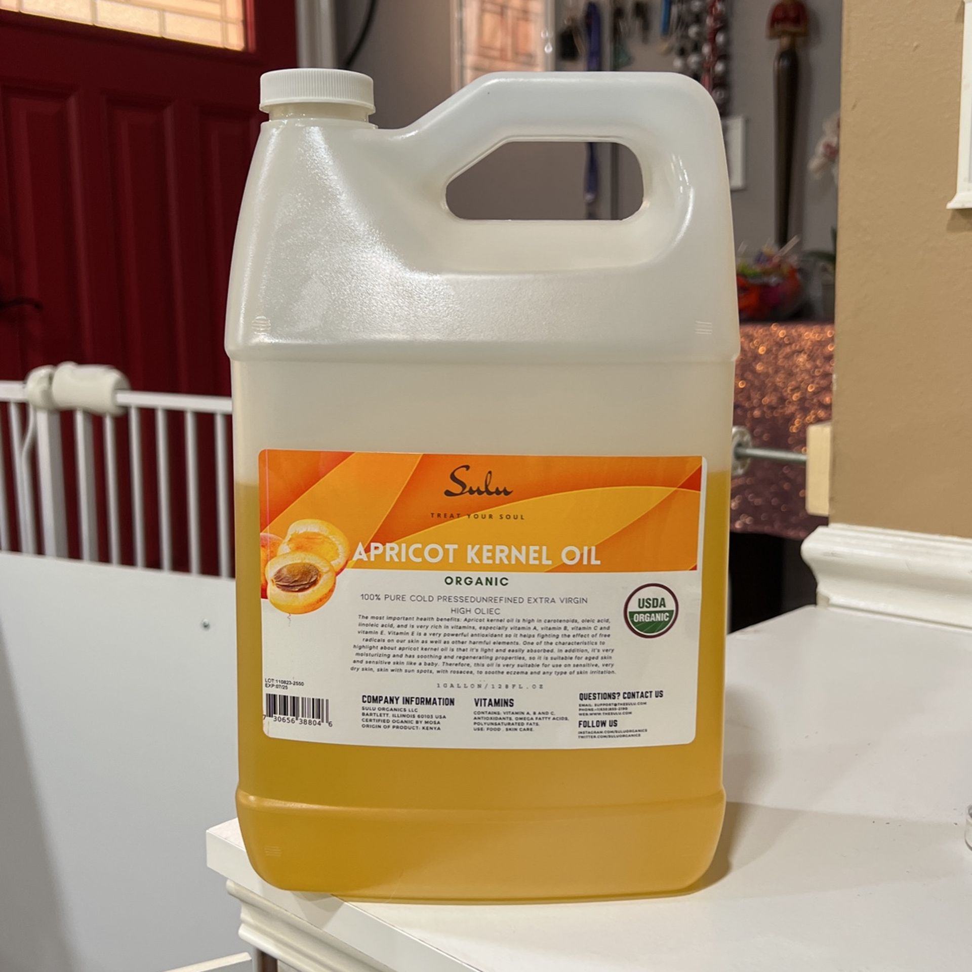 Organic Apricot Kernel Oil