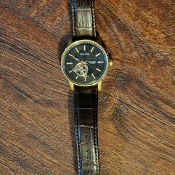 Bulova Classic Men’s Rose Gold Case Brown Strap Classic Watch