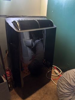 Used Black Midea Portable Air Conditioner