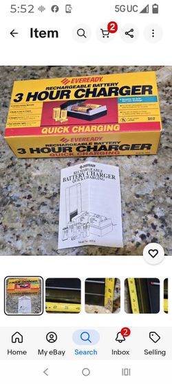 Vintage Eveready Rechargeable Battery Charger