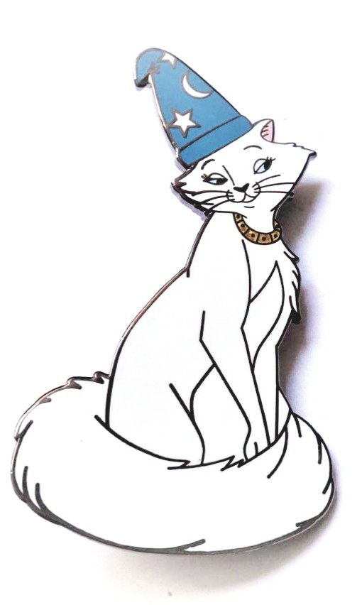 Aristocats Duchess Sorcerers Hat Disney Fantasy Lapel Pin