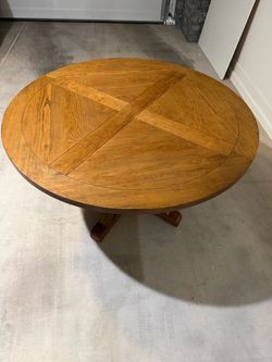 Ashbaugh Pine Round Dining Table By Greyleigh