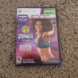 XBOX 360 KINECT ZUMBA fitness 
