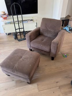 Armchair And Ottoman