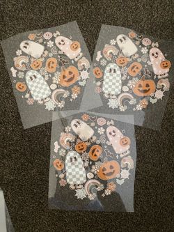 Kids Halloween DTF transfers
