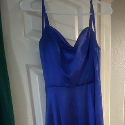 Blue Long Dress
