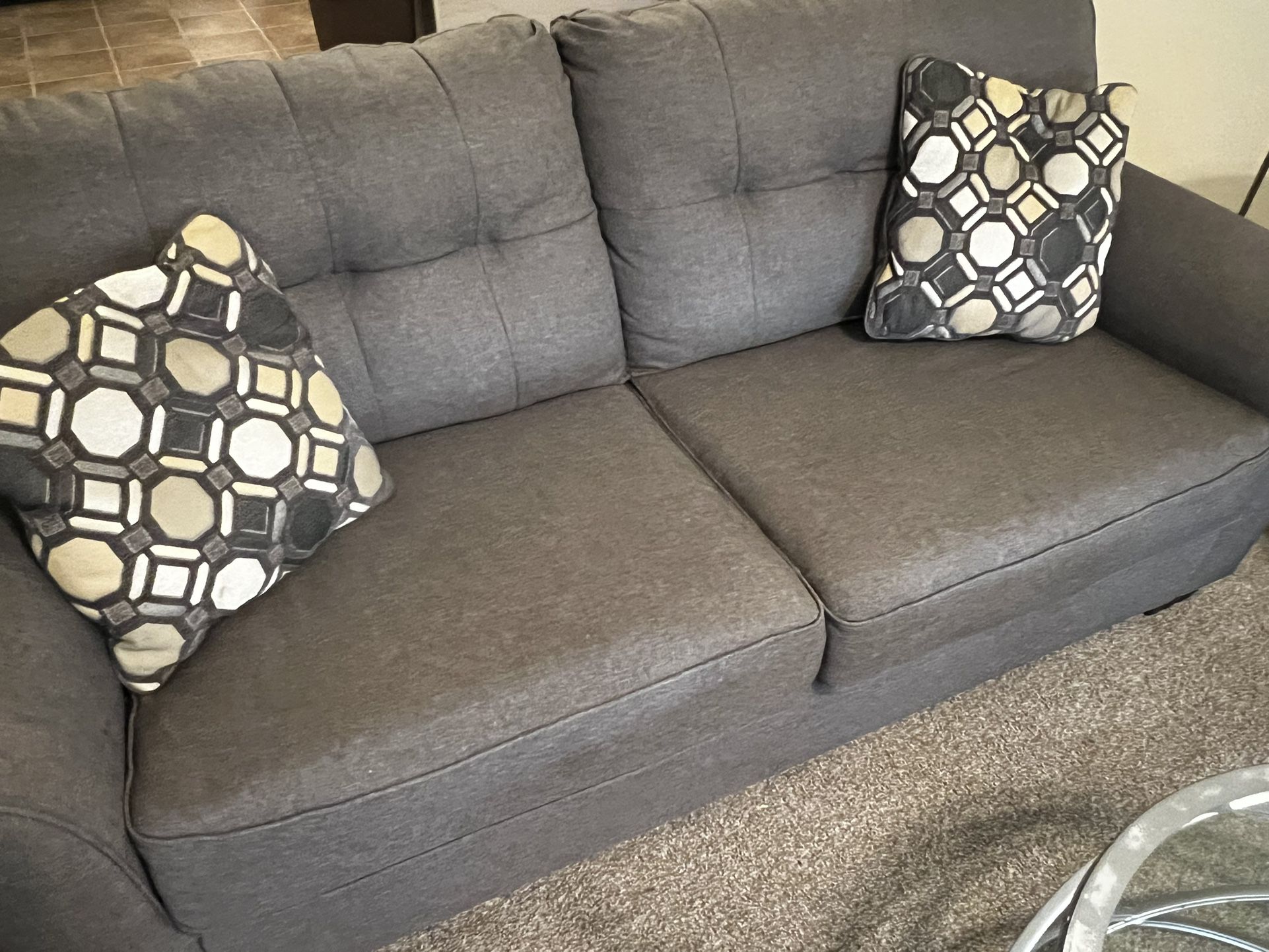 1 Sofa with a Side Table (From Ashly)
