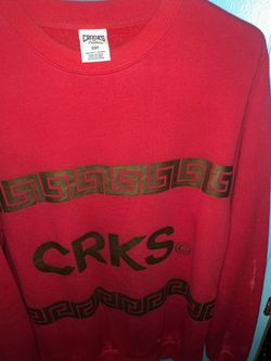 Crooks red sweater
