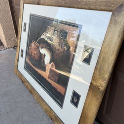 Beautiful Southwest Arizona Shadow Box Style Artwork / Painting