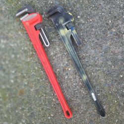 Pipe Wrenches. 36-in Aluminum Westward $105 Excellent. 36-in Steel Armstrong $80 Almost New. Both $175. No Low Ball Offers Please. Pick Up Fremont