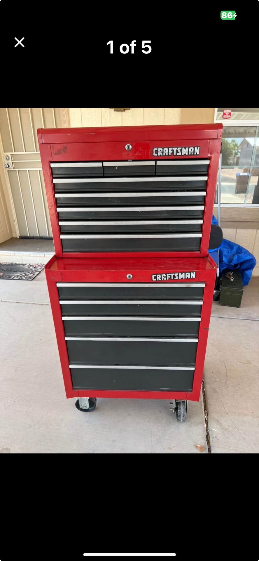 Craftsman Tool Box 13 Drawers With Power Tools