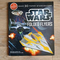 NEW Star Wars Folded Flyer Airplane Air Craft Origami Paper Activity Book