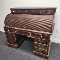 Ethan Allen Roll Top Desk