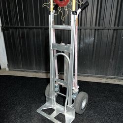 3in1 Handtruck Dolly w/ Solid Tires