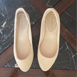 Bamboo- 1 Pair Of Black Flats * 1 New Tan Flat*1tan Used Flats