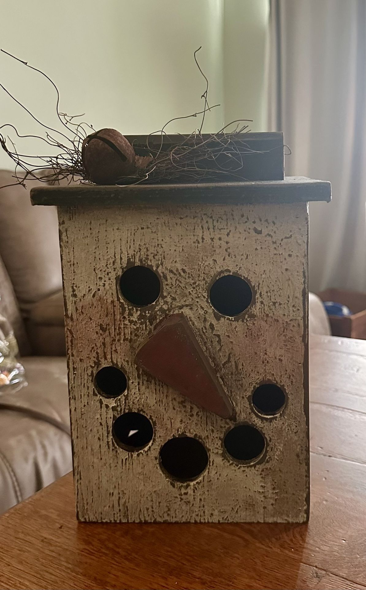 Wooden Snowman Decor