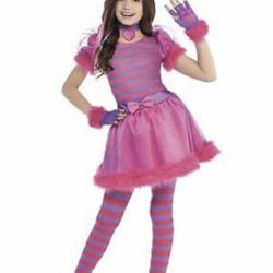 Halloween Costume / Child-XL Cheshire Cat 6 piece costume
