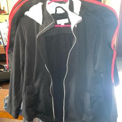 Merona Woman’s Full Zip Fleece Jacket With Faux Fur Lining