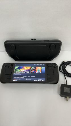 Valve steam deck, HD model 1030 16 GB one terabyte game system with case and cord