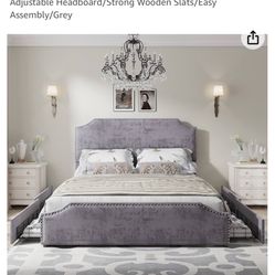 Queen Bed frame And headboard*NEW*