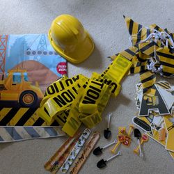 Kids Construction Themed Party Supplies