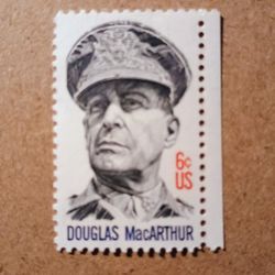 Old Douglas MacArthur Stamp