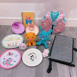 Big bag of car essentials for kids