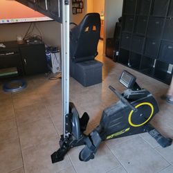 Rowing Workout Row Machine Folds In Half