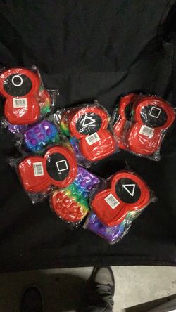 Squid Game Pop It Fidget Toys – Lot of 12