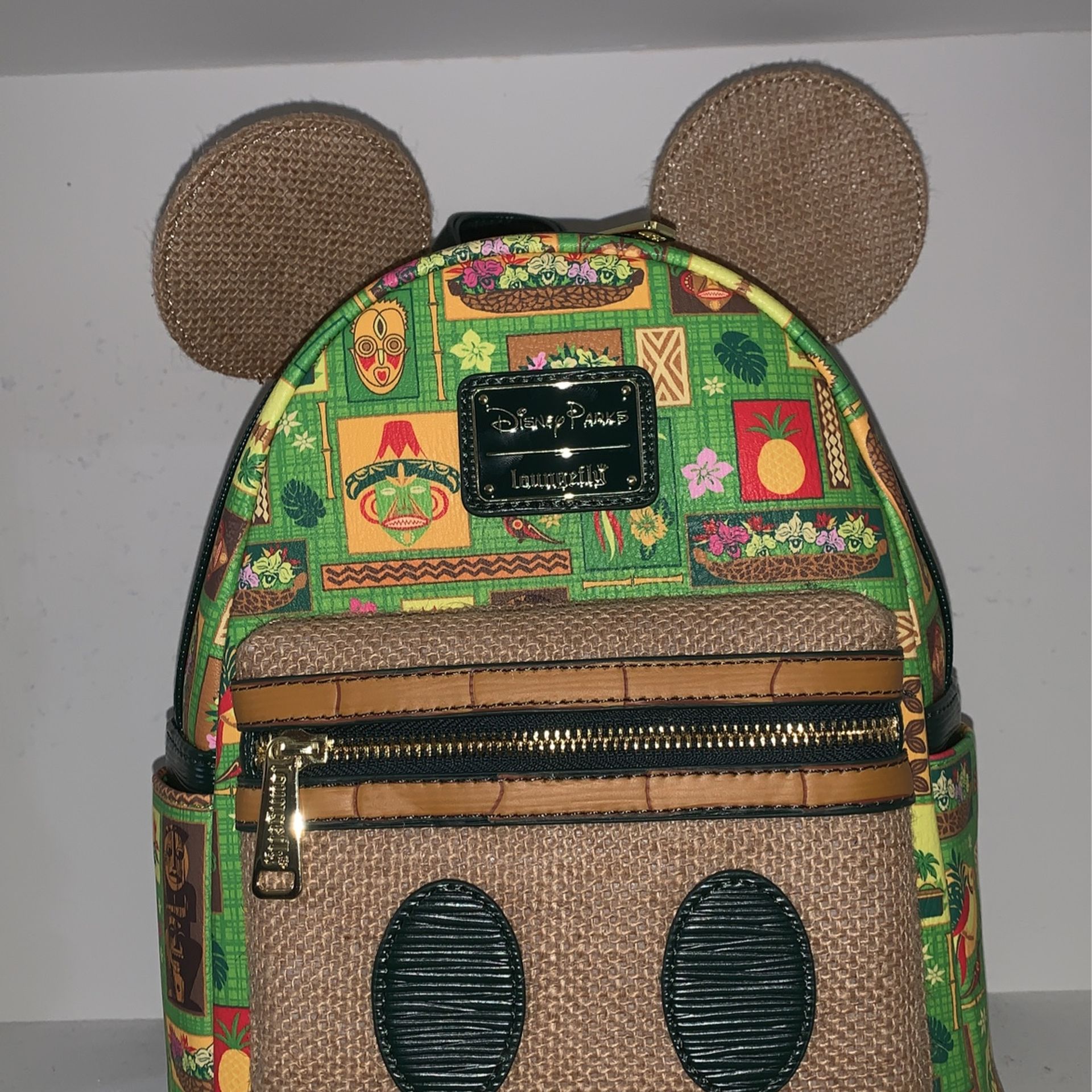 Disney 50 Anniversary Mickey Mouse The Main Attraction Enchanted Tiki Room Loungefly