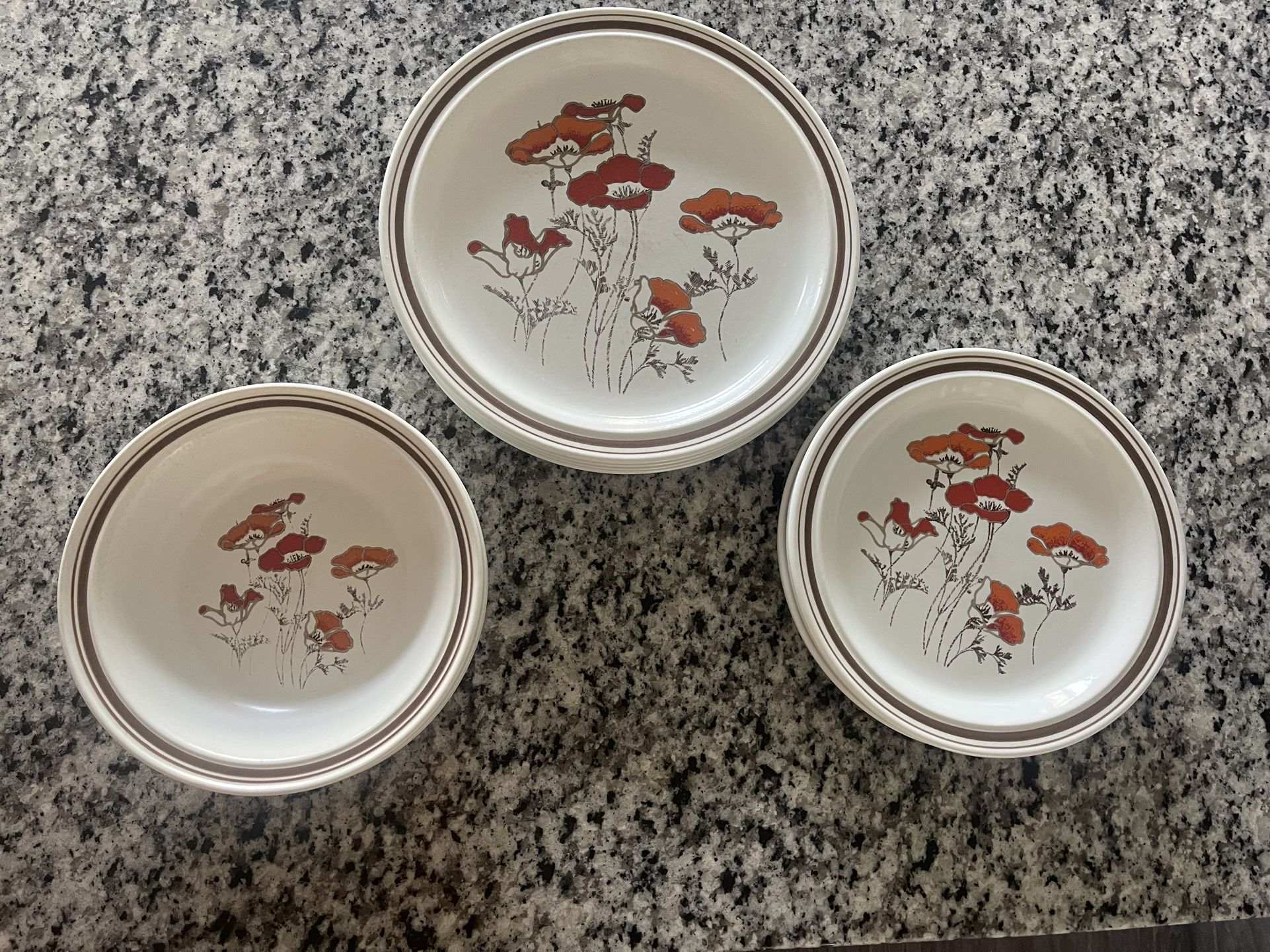 12 Piece Vintage Dinnerware Set