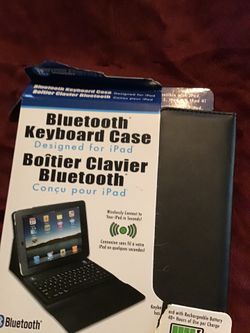 iPad any 9.7 lather case and keyboard new $20 new never used retail $70