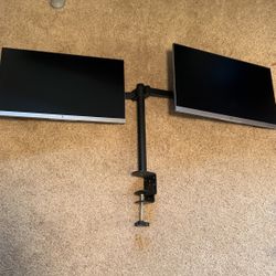 Dual HP Monitors with Vivo Arms