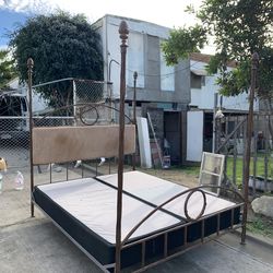 Metal Fram antique iron bed Fram