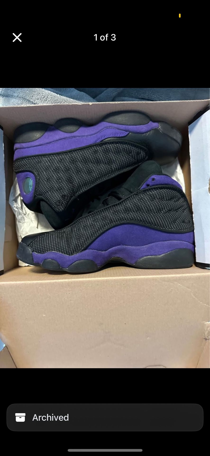 Purple Jordan 13