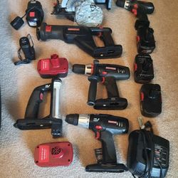 Almost New Craftsman Tool Set with Hard case + 5 Batteries+More!! - $159 (McKinney Tx)