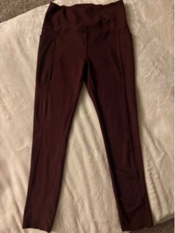 Burgundy Athletic leggings S/P