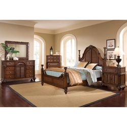 Palm Court Coco Brown Bedroom Set
