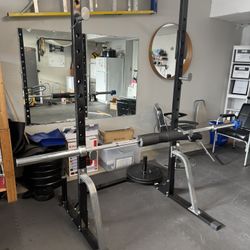 Weight Lifting Set/ Bar/squat Rack 