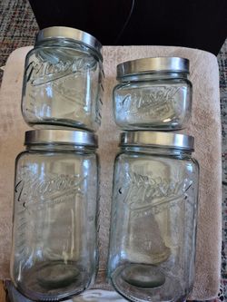 Mason Craft & 8 -pieces GLASS Canister SET