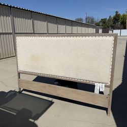 Pottery Barn Toulouse Upholstered Headboard-size King