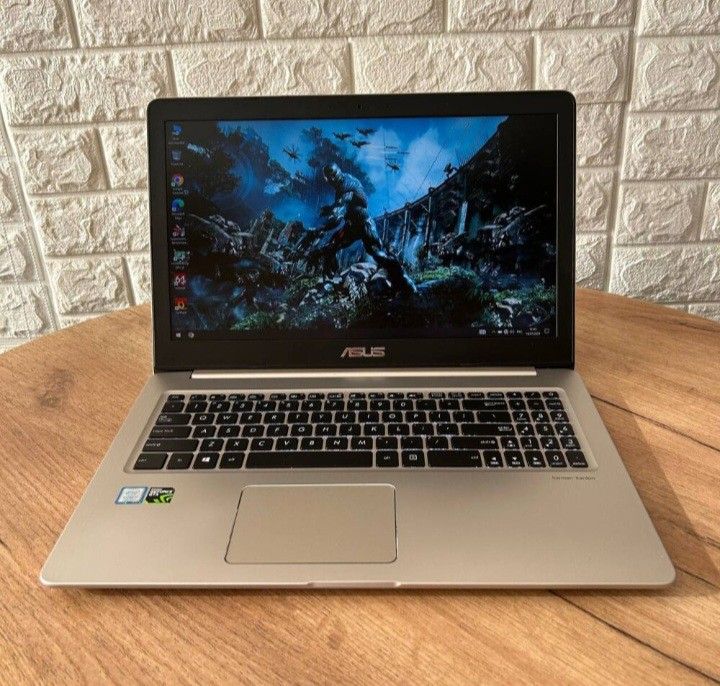 Asus 16" Gaming Laptop Intel Quad Core CPU 12 GB RAM 500 GB 7.2K HDD & 256 GB SSD Webcam 1080P LCD Nvidia GTX 1050 DDR5 Graphics Windows 11