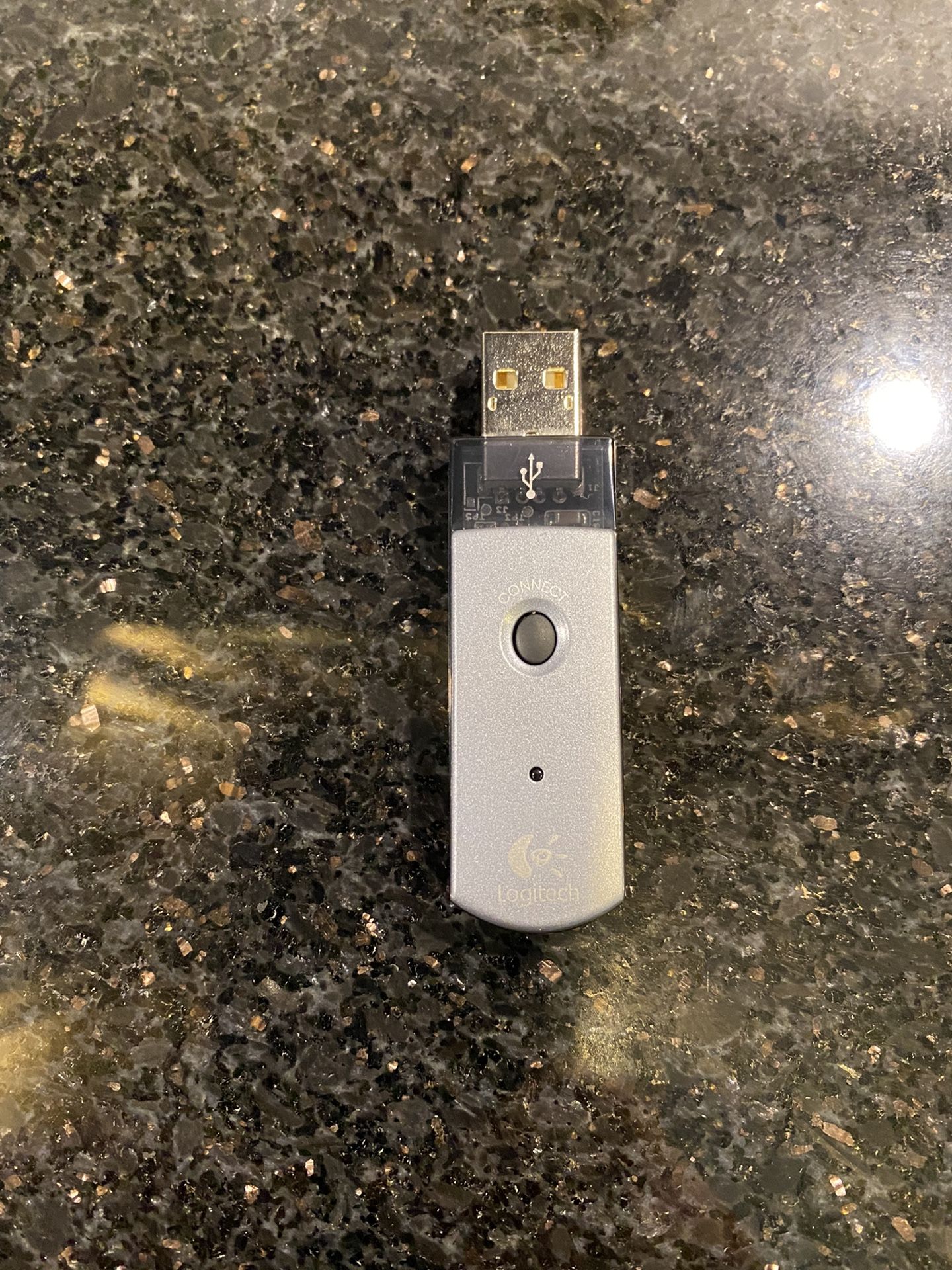 USB Receiver (only) for Logitech Cordless Optical Mouse for Notebooks-Silver