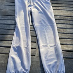 Men’s Louisville Slugger Grey Baseball Pants (Large)