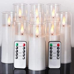 27 Flickering LED Candles with Remote Controls for Special Events, Wedding decorations 