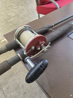 OLD SCHOOL PENN JIG MASTER 500 REEL ON UGLY STICK ROD