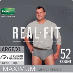 Depend Real Fit Incontinence Underwear for Men
