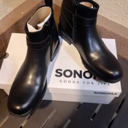 Sonoma Goods For Life Wedge Gore Woman's Ankle Boots  Size 9 (Brand New, With Tags, In Box, Never Worn)